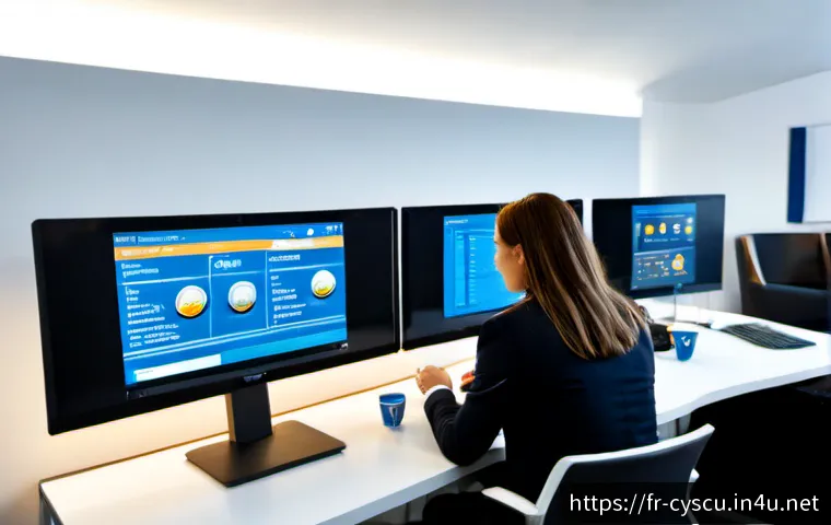 보안 사고 대응을 위한 IR Incident Response  단계 - Photorealistic cybersecurity incident response scene in a modern French corporate office, a focused ...